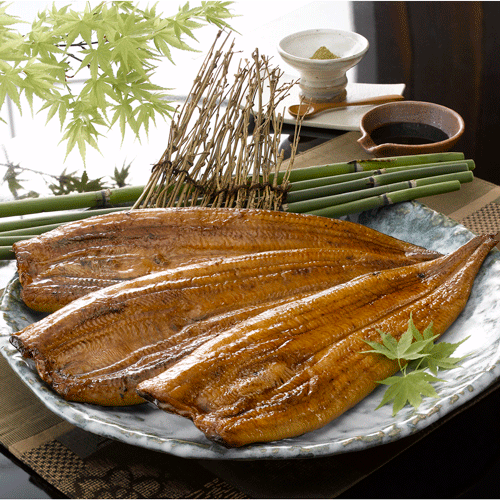 愛知・一色町 三河水産加工＞愛知三河一色産一本うなぎ蒲焼 · QIRA